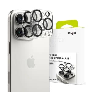 Ringke Ochrana kamery Apple iPhone 16 Pro / 16 Pro Max Čirý [2 PACK]