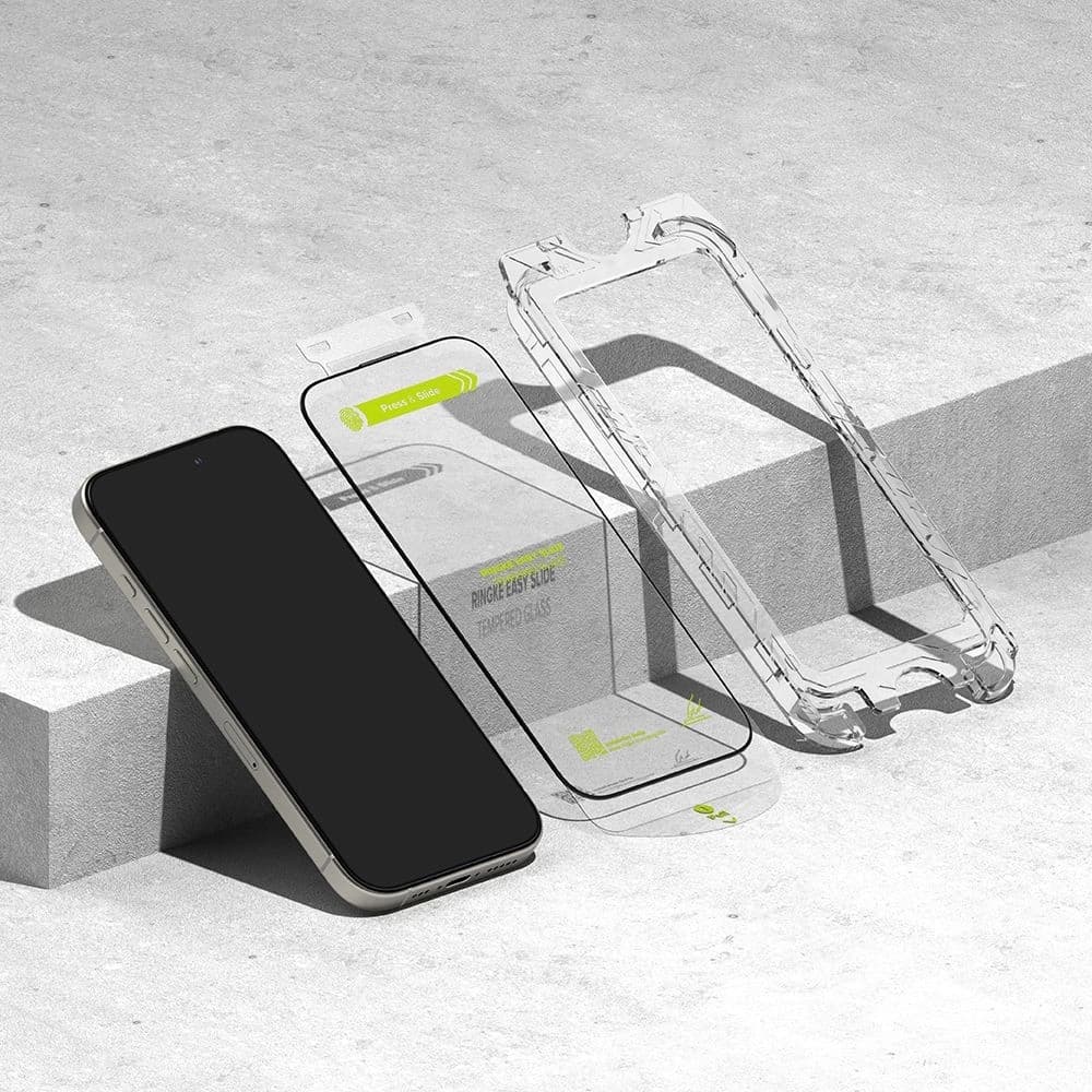 Ringke Easy Slide Apple iPhone 16 Pro Max Fekete [2 PACK] - 3