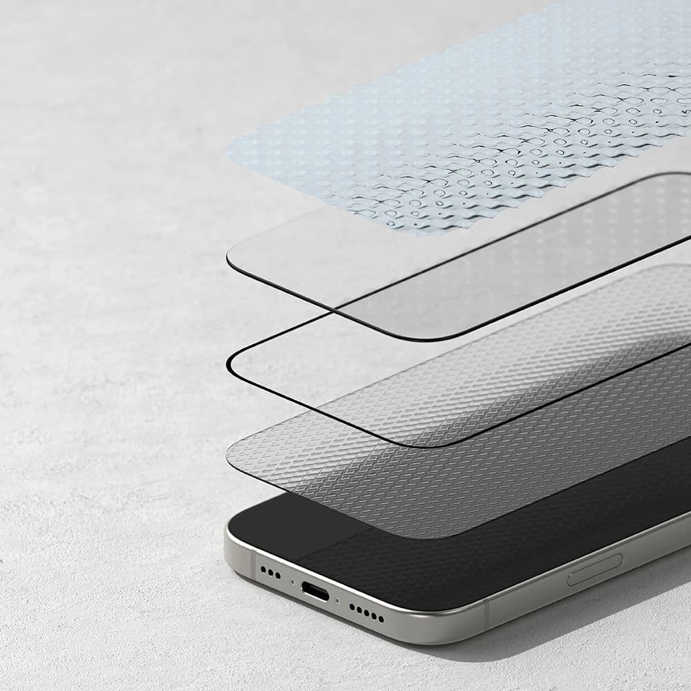 Ringke Easy Slide Apple iPhone 16 Pro Max Fekete [2 PACK] - 6