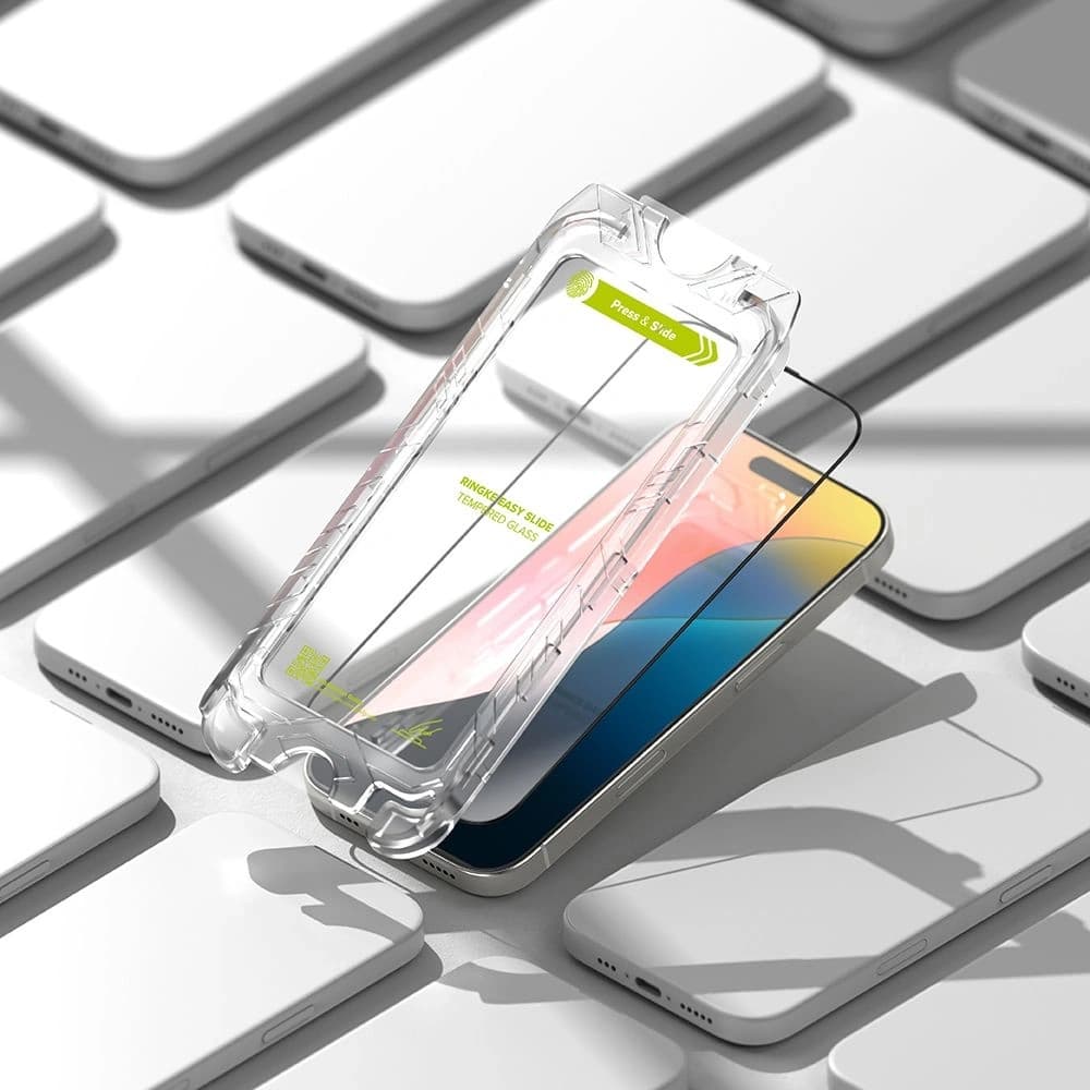 Ringke Easy Slide Apple iPhone 16 Pro Max Fekete [2 PACK] - 7