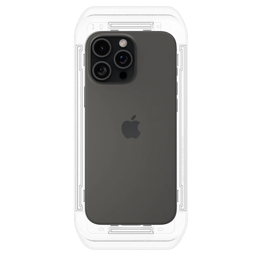 Spigen GLAS.tR ez Fit Apple iPhone 16 Pro Max Clear [2 PACK] - 9