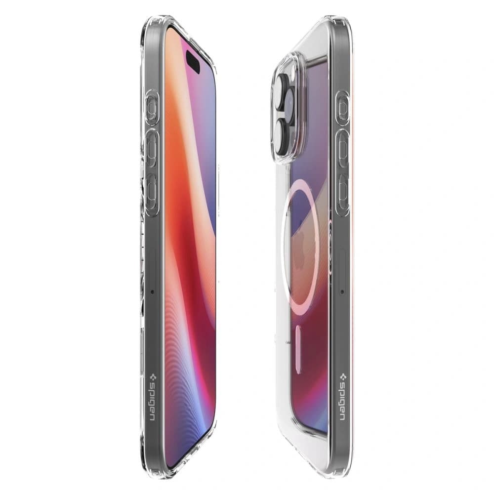 Spigen Liquid Crystal Mag MagSafe Apple iPhone 16 Pro Čirý - 7