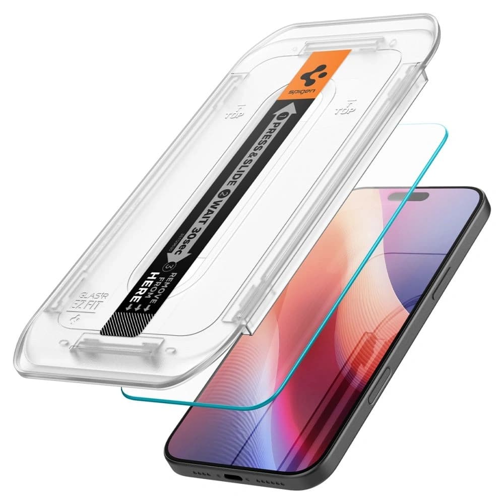 Spigen GLAS.tR ez Fit Apple iPhone 16 Pro Clear - 2