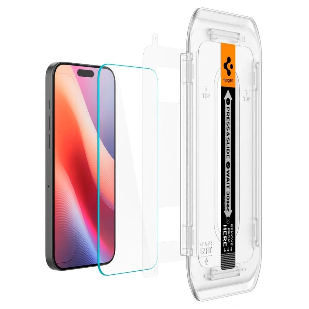 Spigen GLAS.tR ez Fit Apple iPhone 16 Pro Clear - 4