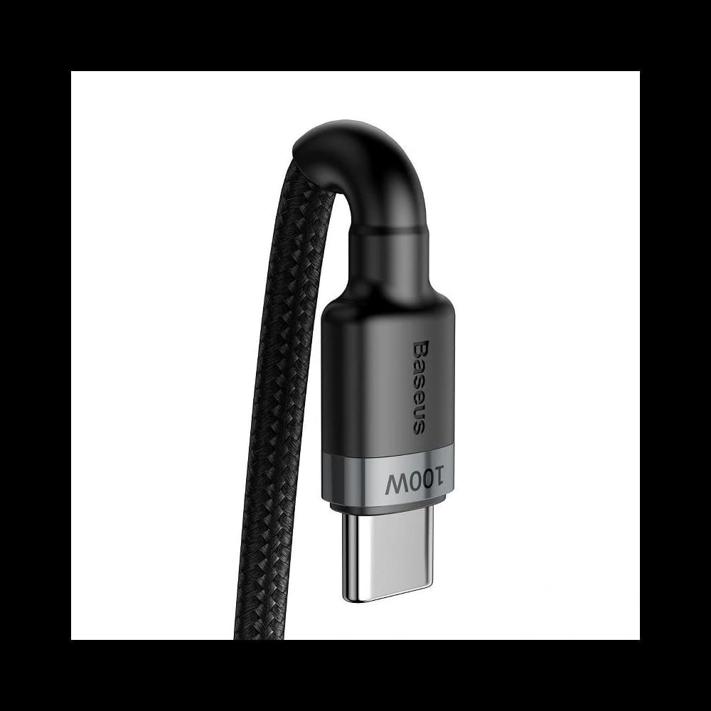 Baseus Cafule PD2.0 100W flash charging USB For Type-C cable (20V 5A)2m Gray+Black - 3