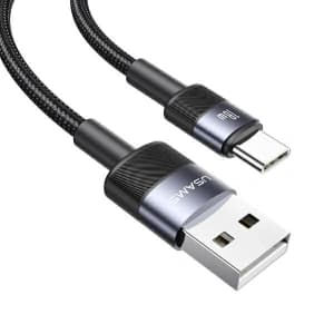 USAMS USB-A / USB-C kabel 3A 1.2m Rychlé nabíjení zázrak