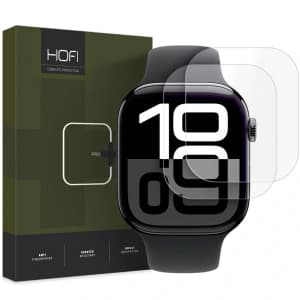 Hofi Hydroflex Pro+ Apple Watch 10 46mm Clear [2 PACK]