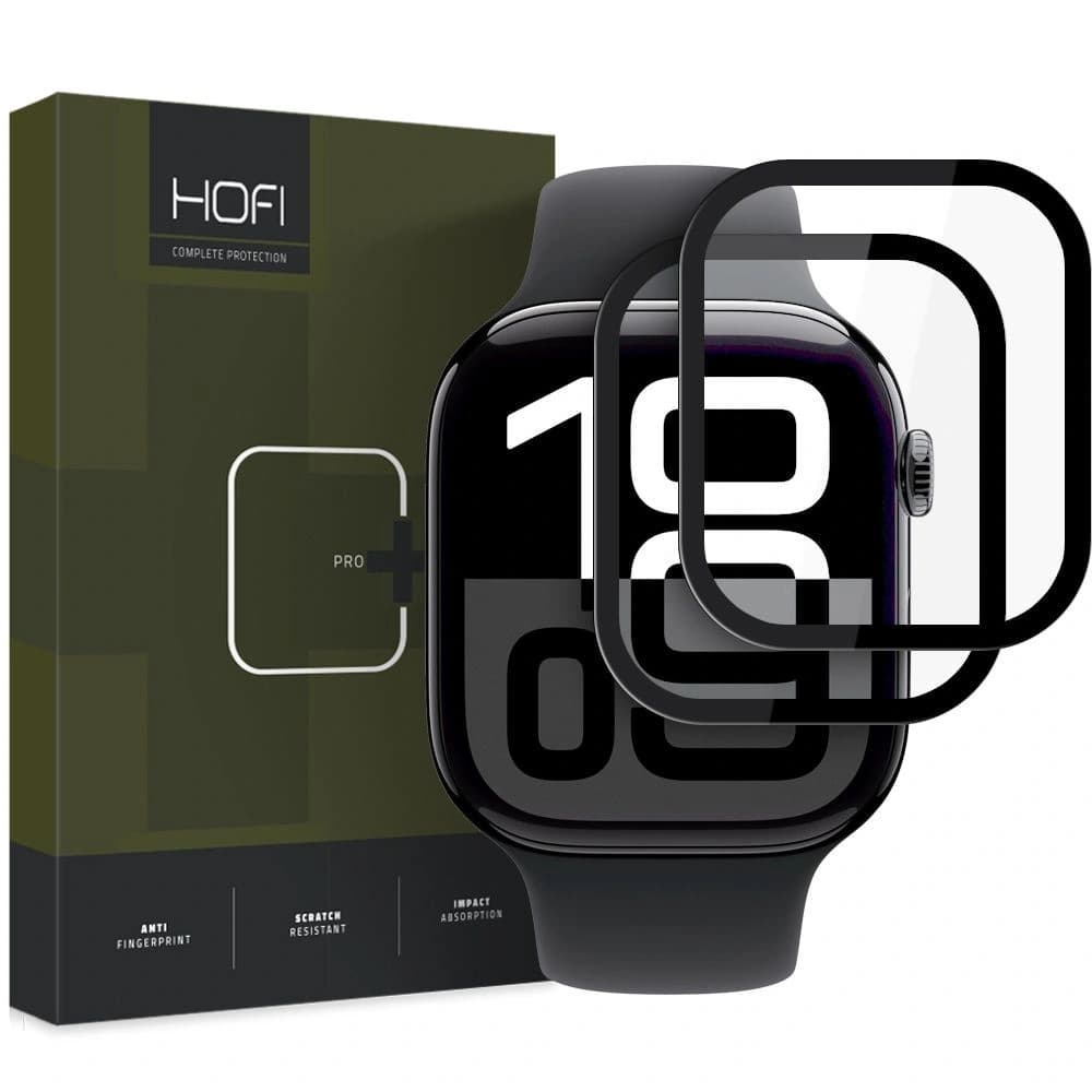 Hofi Hybrid Pro+ Apple Watch 10 46mm Black [2 PACK] - 1