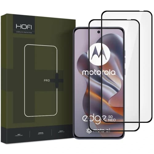 Hofi Glass Pro+ Motorola Edge 50 Neo Černý [2 PACK]