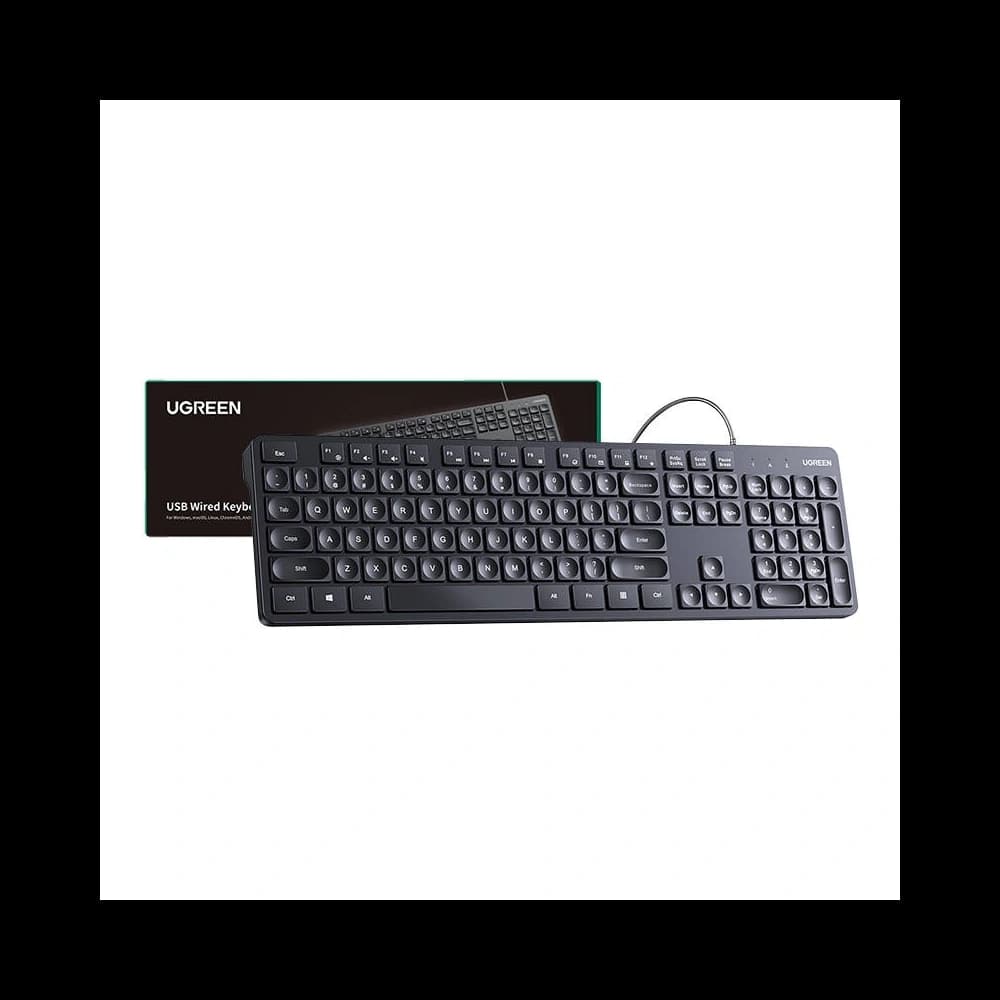 Przewodowa klawiatura membranowa UGREEN KU004 (czarna) - 2