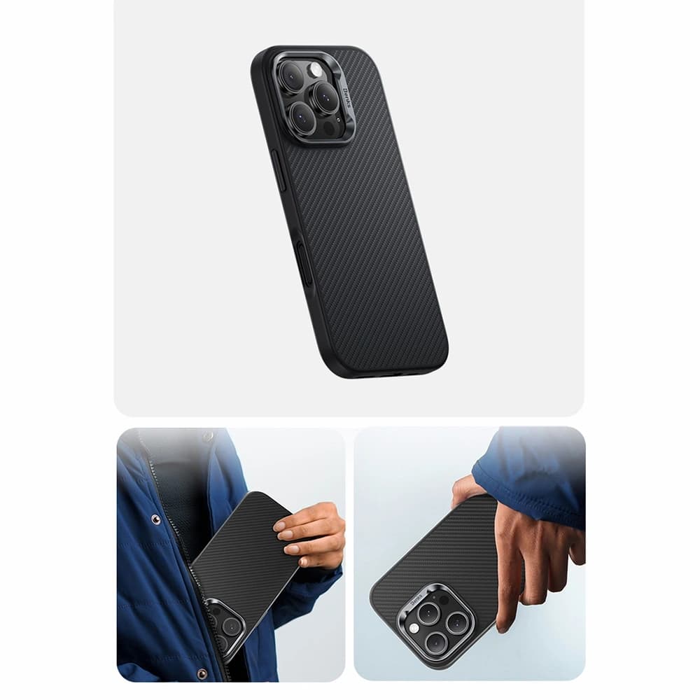 Benks MagClap MagSafe ArmorPro Kevlar pouzdro 600D Apple iPhone 16 Pro - 5