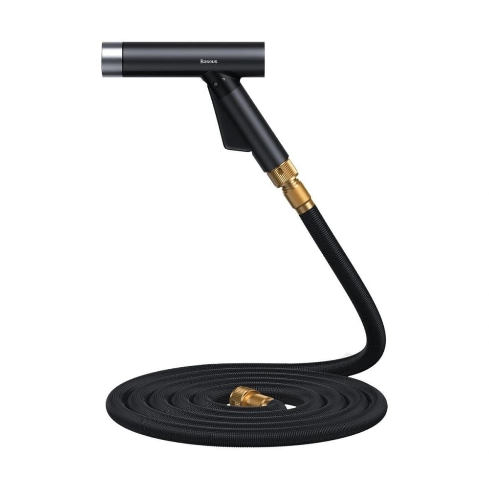 Baseus Schlauch mit Düse Simple Life für die Autowäsche, 15 m mit Wasserstrahl (schwarz) - 1