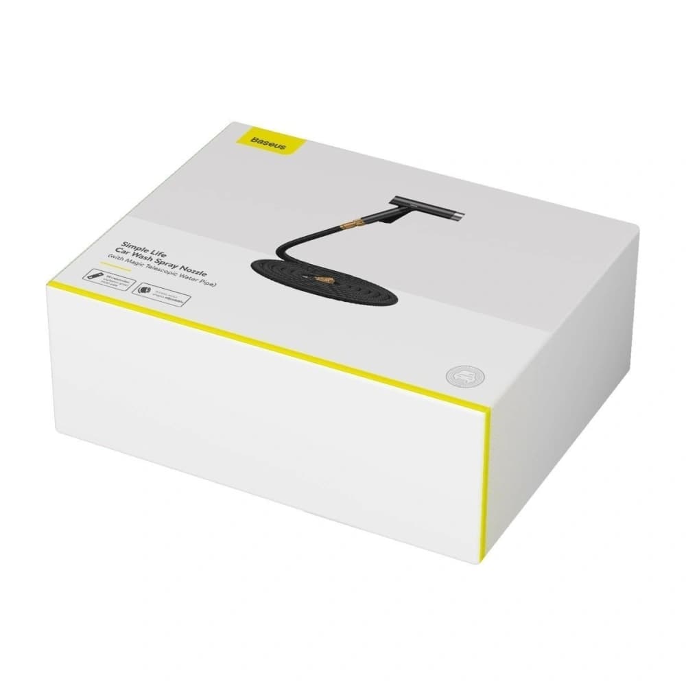 Baseus Schlauch mit Düse Simple Life für die Autowäsche, 15 m mit Wasserstrahl (schwarz) - 9