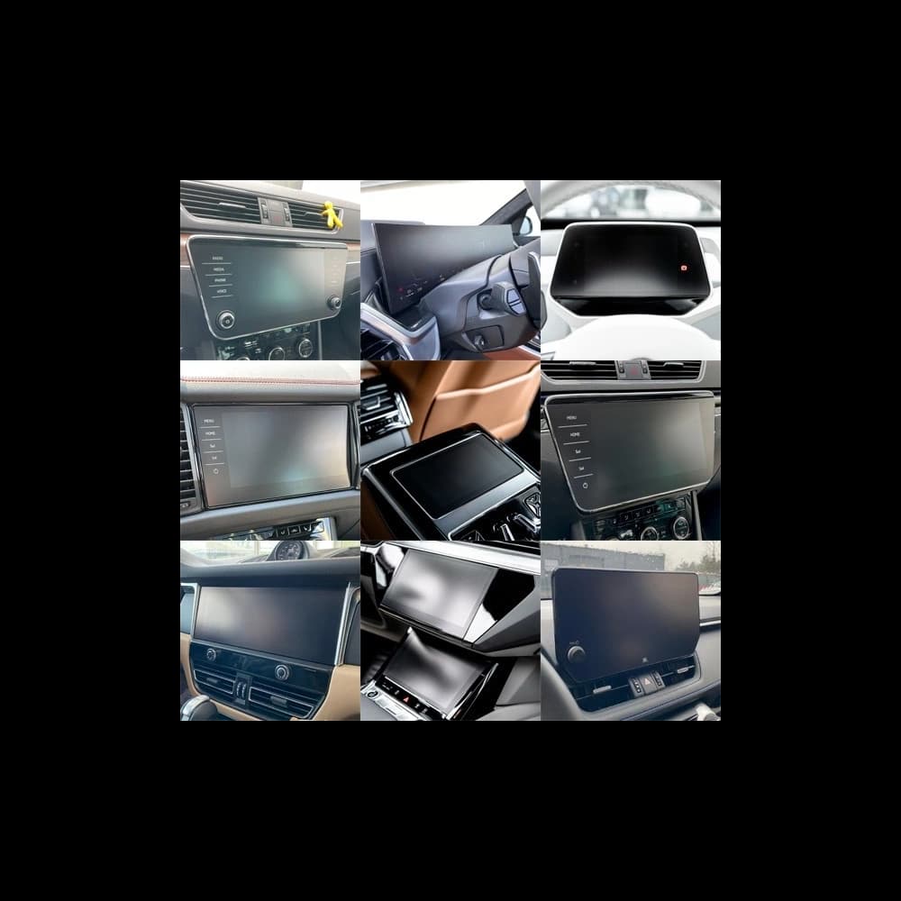 Folia matowa GrizzGlass CarDisplay Protection do Hyundai i30 10,25" Facelift 110x256mm (2024-2025) - 9