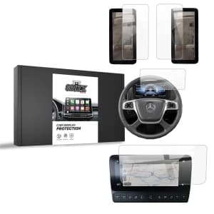 Ceramic GrizzGlass CarDisplay Protection Mercedes Actros 2019-2024 [4in1]