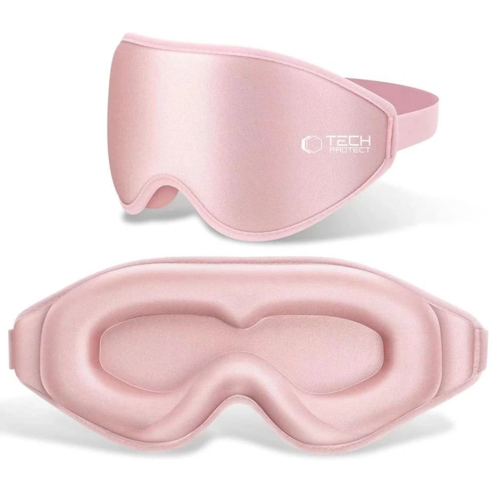 Opaska na oči do spánku Tech-Protect Oční maska na spánek Baby Pink - 2