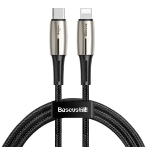 Baseus Waterdrop Cable Type-C to iP PD 18W 1.3m Black