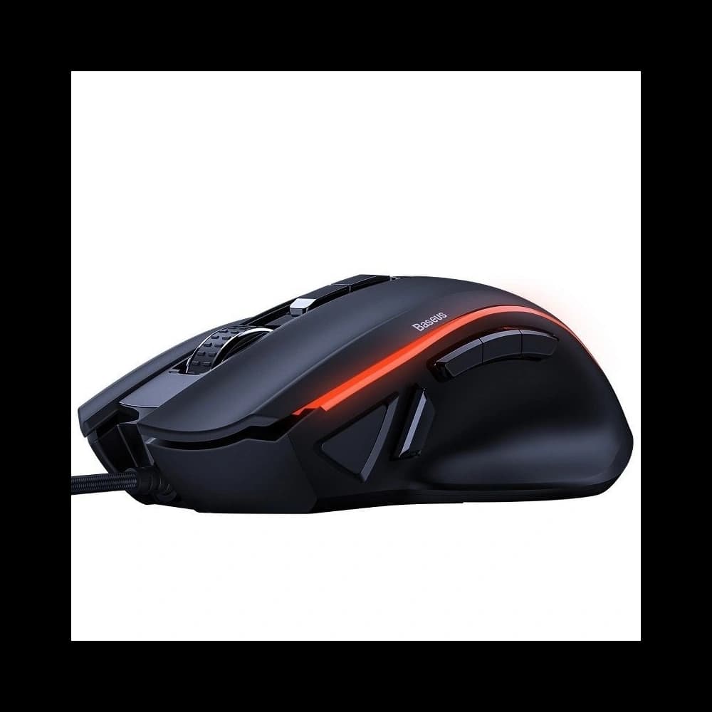 Baseus Gaming-Maus GAMO GM01, 9 programmierbare Tasten, 6400DPI (schwarz) - 3