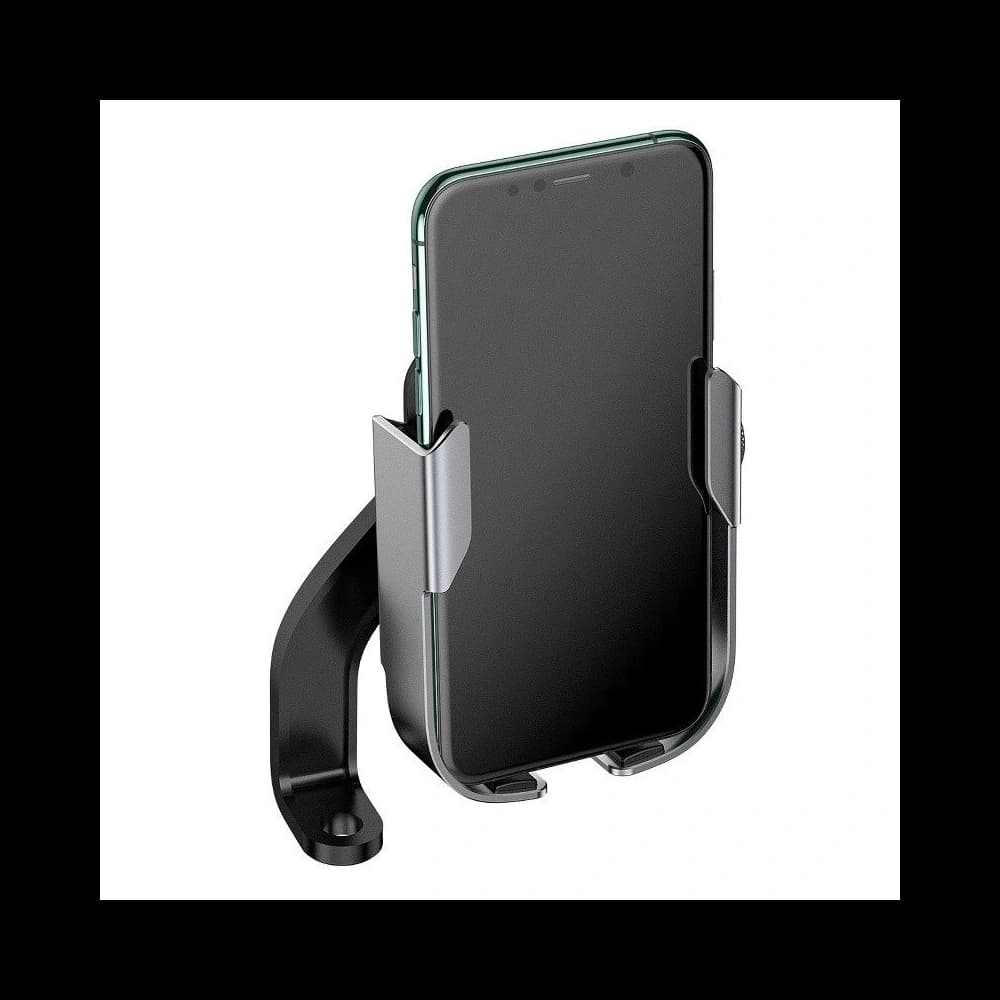 Uchwyt do telefonu Baseus Armor pentru motocicletă / bicicletă / trotinetă / scuter (argintiu) - 3