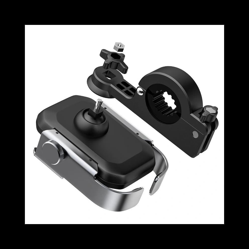 Uchwyt do telefonu Baseus Armor pentru motocicletă / bicicletă / trotinetă / scuter (argintiu) - 4