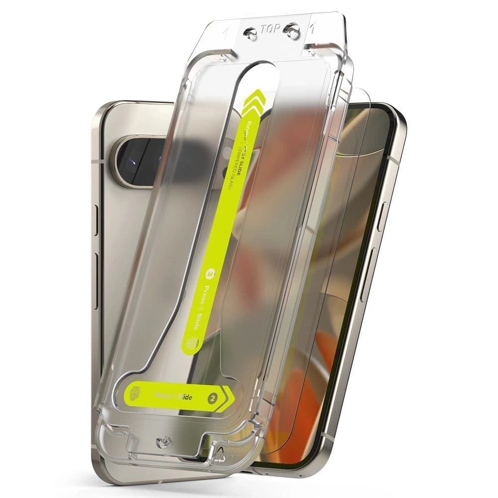 Ringke Easy Slide Google Pixel 9 / 9 Pro / 10 / 10 Pro Klar [2 PACK] - 2