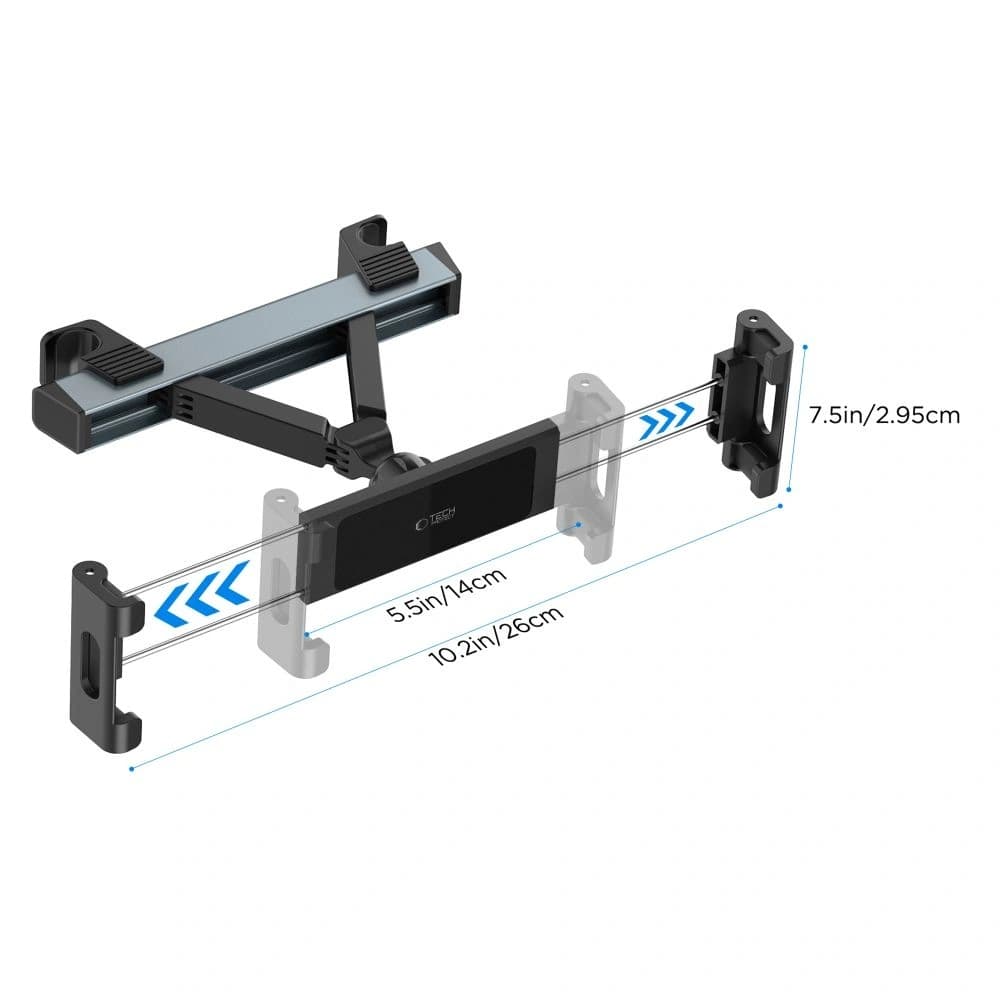 Tech-Protect V3 Fejtámasz Autós Tartó Fekete - 6