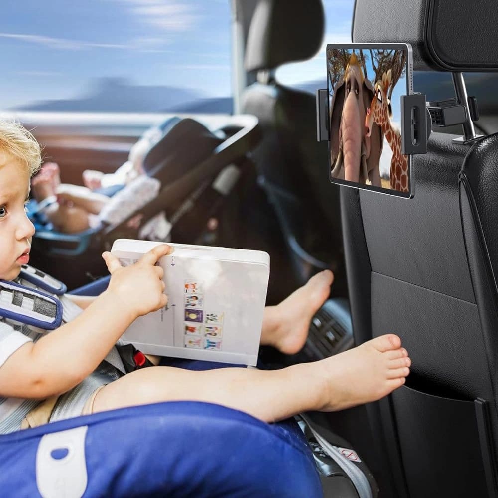 Tech-Protect V3 Fejtámasz Autós Tartó Fekete - 8