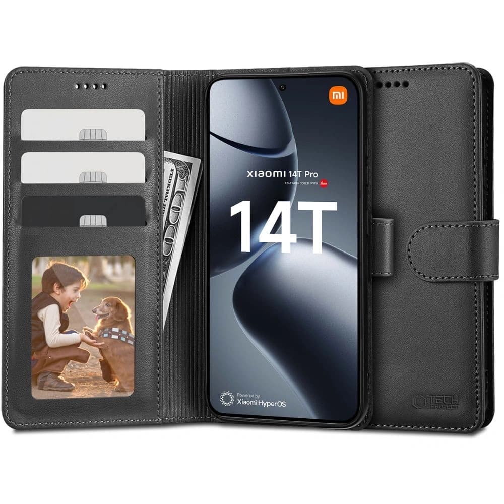 Tech-Protect Wallet Xiaomi 14T Pro Black - 1