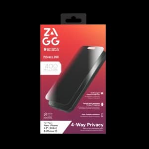 ZAGG InvisibleShield Glass Elite Privacy 360 Apple iPhone 15 / 16