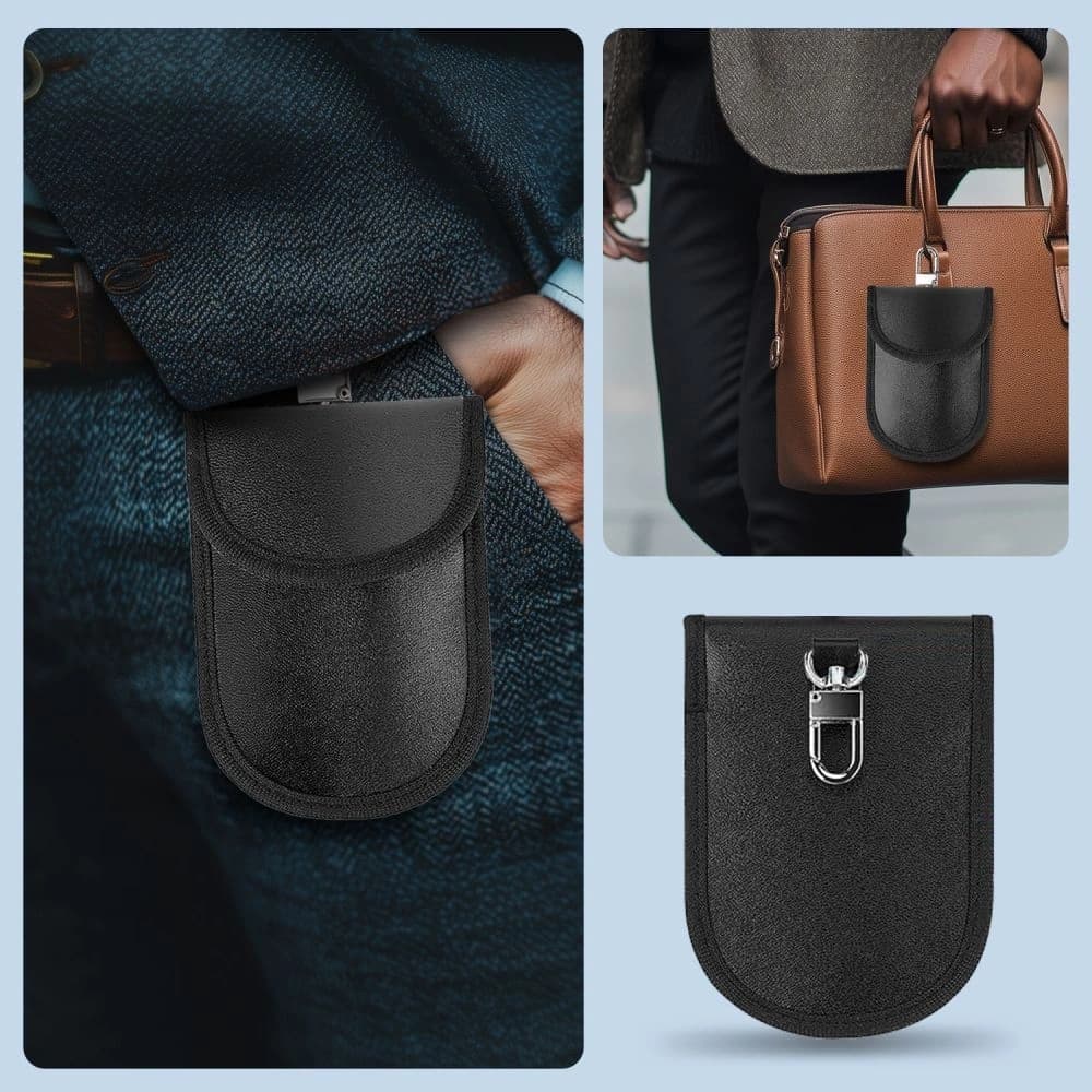 Tech-Protect KLR100 faraday cage Pouch Keyless RFID Signal Blocker Case Black - 7