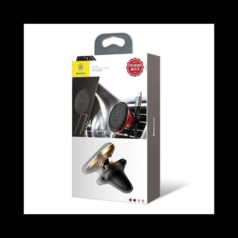 Magnetikus autós tartó rácsra Baseus Magnetic Air Vent (arany) - 7