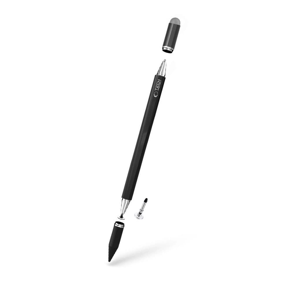 Tech-Protect USP200 3-Spitzen Stylus Pen Schwarz - 2