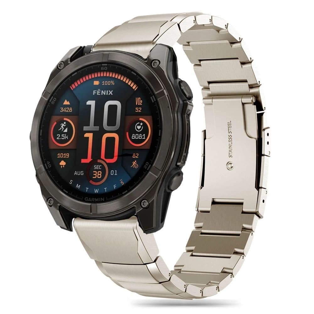 Tech-Protect Steelband Garmin Fenix 5x / 5x Plus / 6x / 6x Pro / 7x / 8 51mm Titan - 1