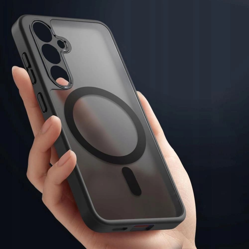 Etui Tech-Protect MagMat MagSafe Motorola Edge 50 Neo Matná Černá - 2