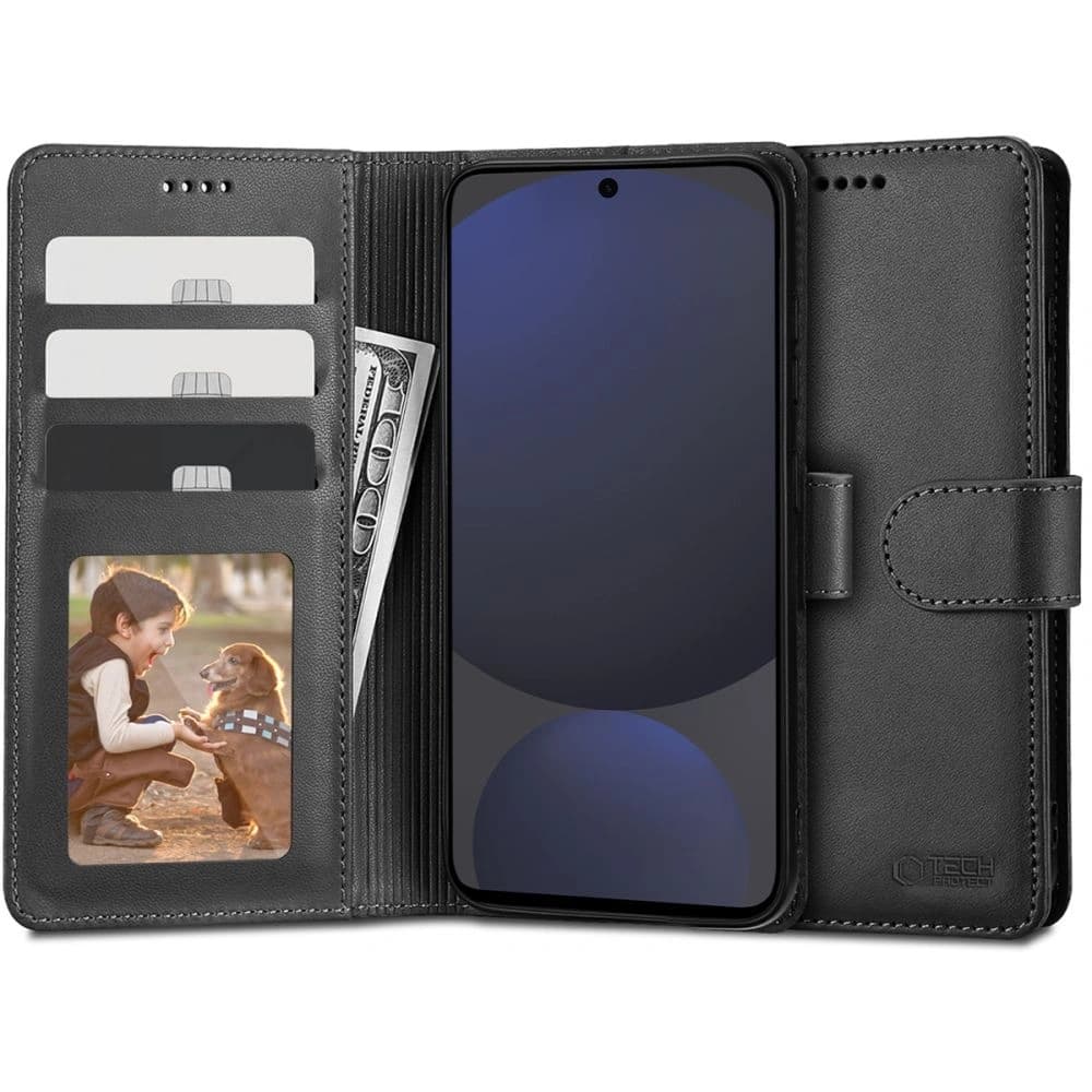 Etui Tech-Protect Wallet Samsung Galaxy S24 FE Black - 1