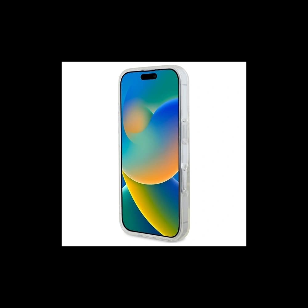 Guess GUHMP16MHFGERET Apple iPhone 16 Plus hardcase IML Glitter Circle MagSafe transparent - 5