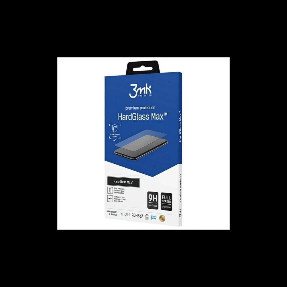 Szkło hartowane 3MK HardGlass Max Samsung Galaxy S24 FE czarny/black - 1