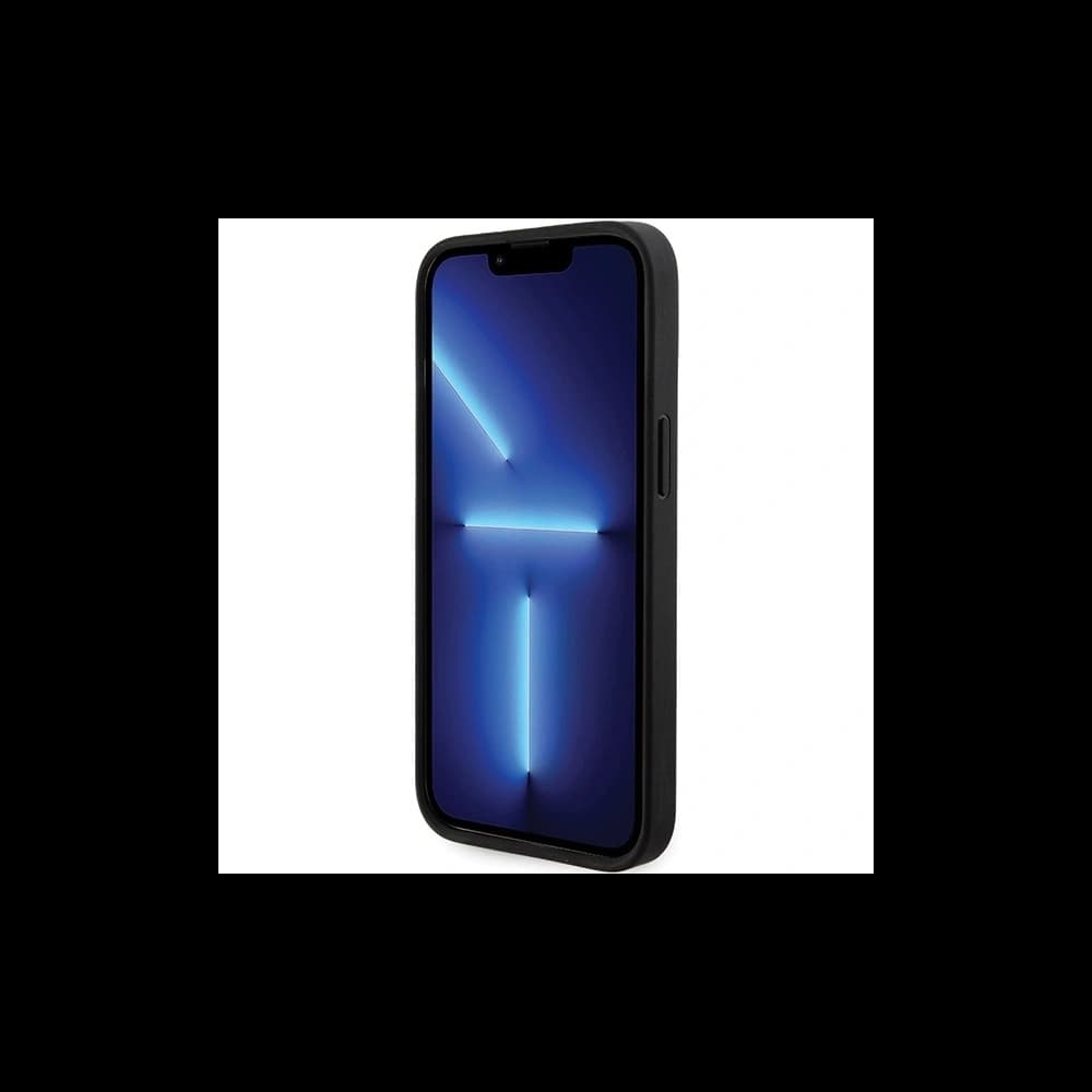 Mercedes MEHMP14S23RCMK Apple iPhone 13 / 14 / 15 Hardcase Smooth Leather MagSafe schwarz - 5