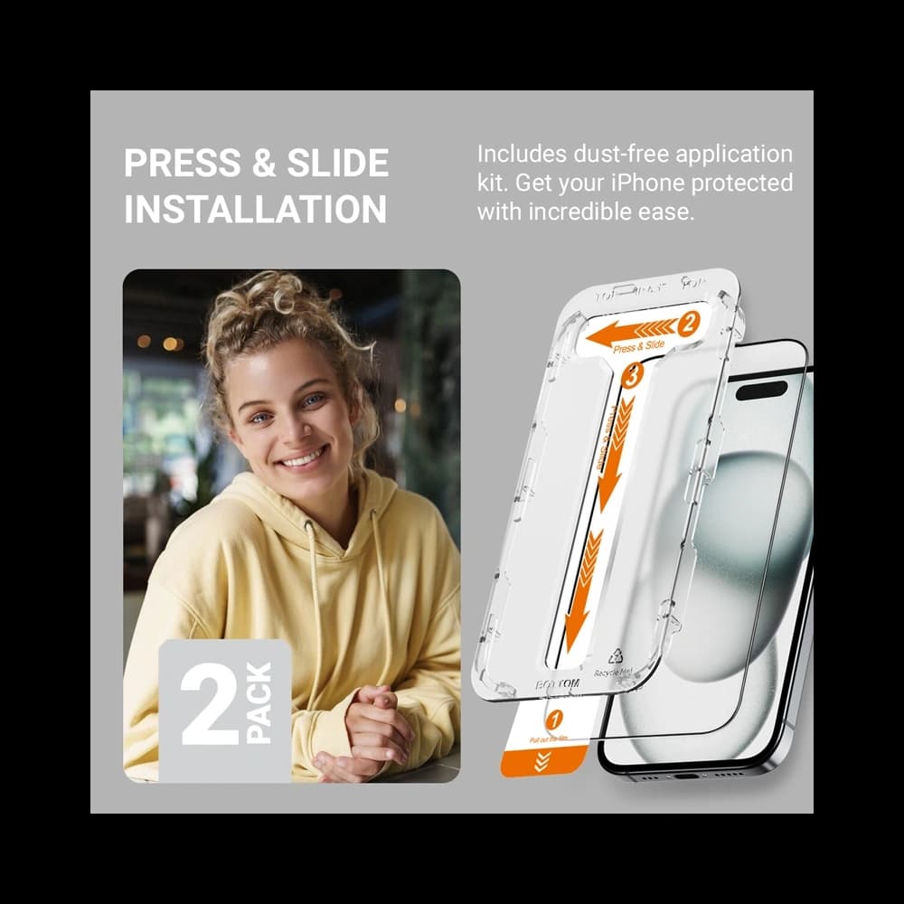 Crong EasyShield Apple iPhone 16 Pro [2 PACK] - 2