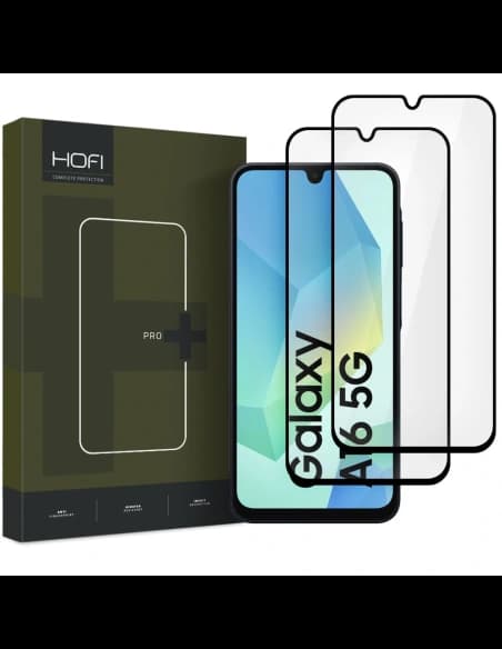 Szkło hartowane Hofi Glass Pro+ Samsung Galaxy A16 4G / 5G Black [2 PACK]