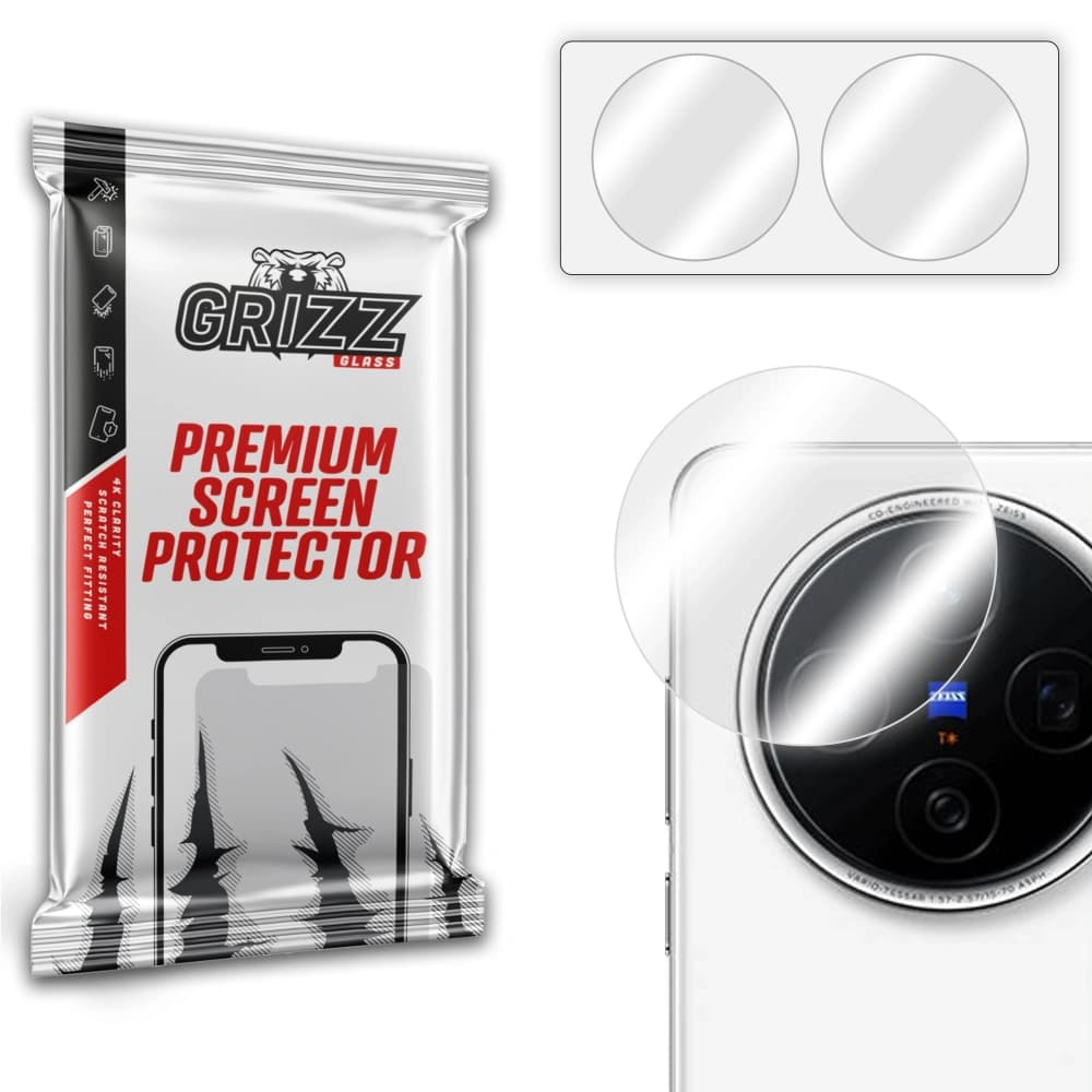 Szkło na aparat GrizzGlass HybridGlass Camera do Vivo X200 - 1