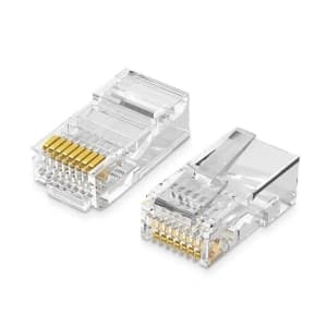 RJ45 UGREEN Ethernet-Stecker, 8P/8C, Kat.5/5e, UTP (10 Stk.)