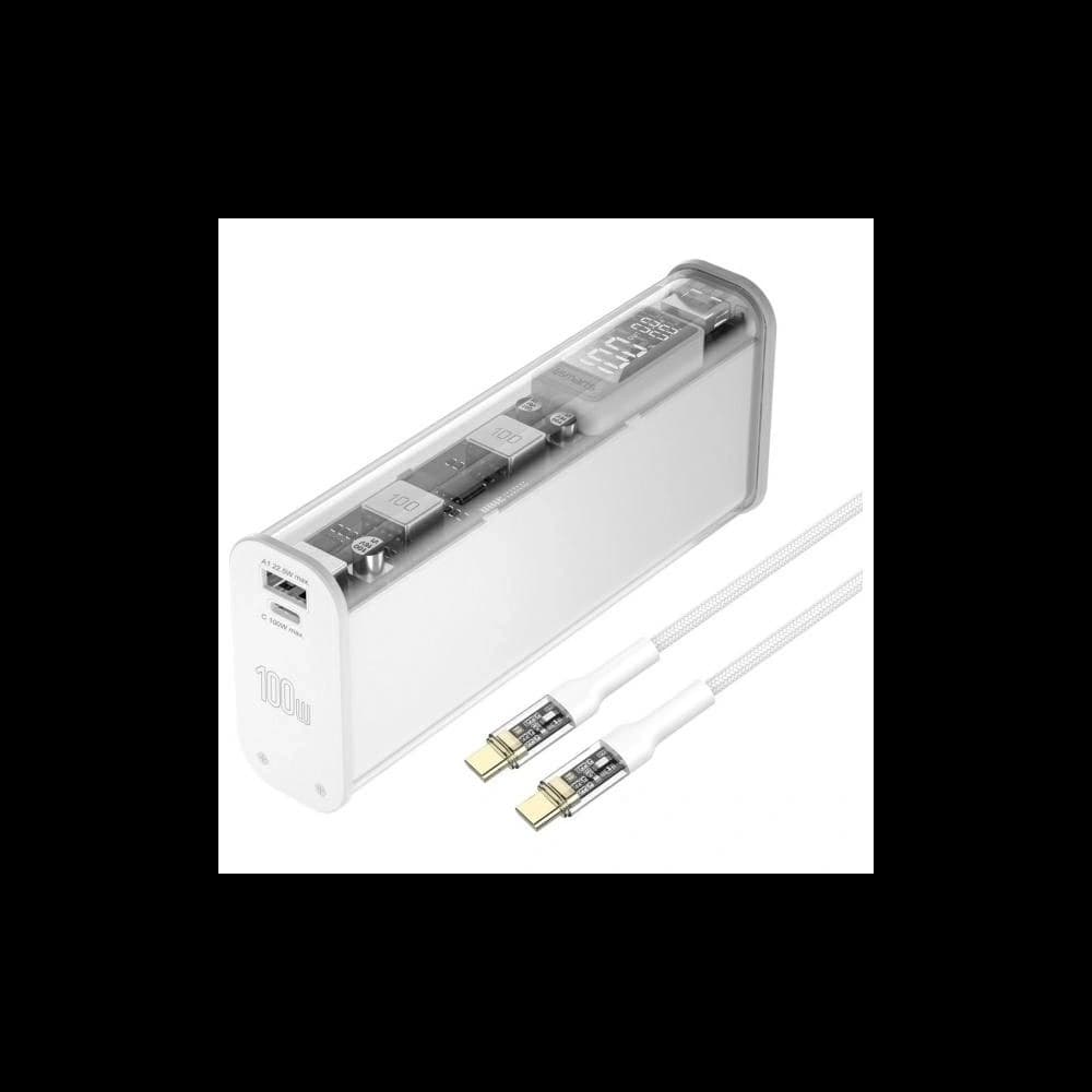 4smarts Lucid Block 20000mAh powerbank 100W alb - 1