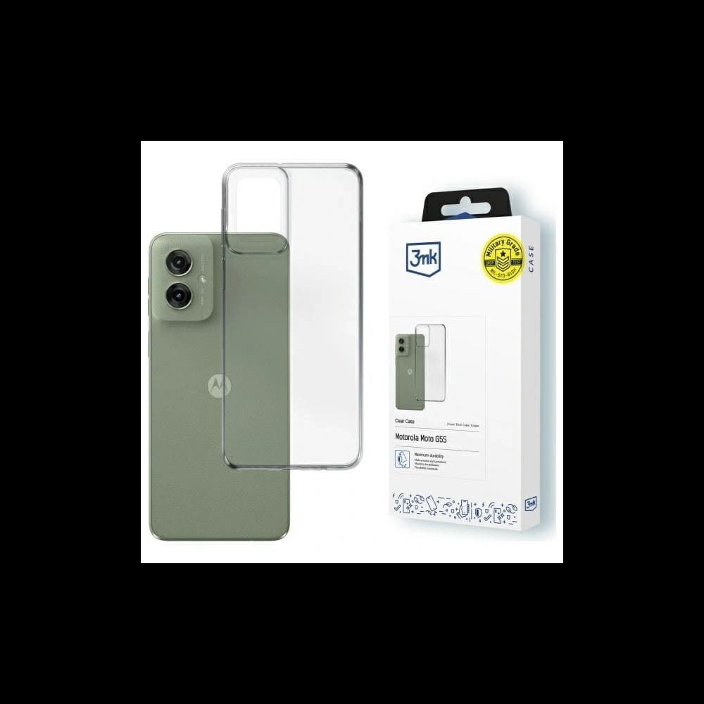 Etui 3MK Clear Case Motorola Moto G55 5G - 1