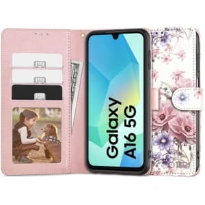 Tech-Protect Wallet Samsung Galaxy A16 4G / 5G Blossom Flower