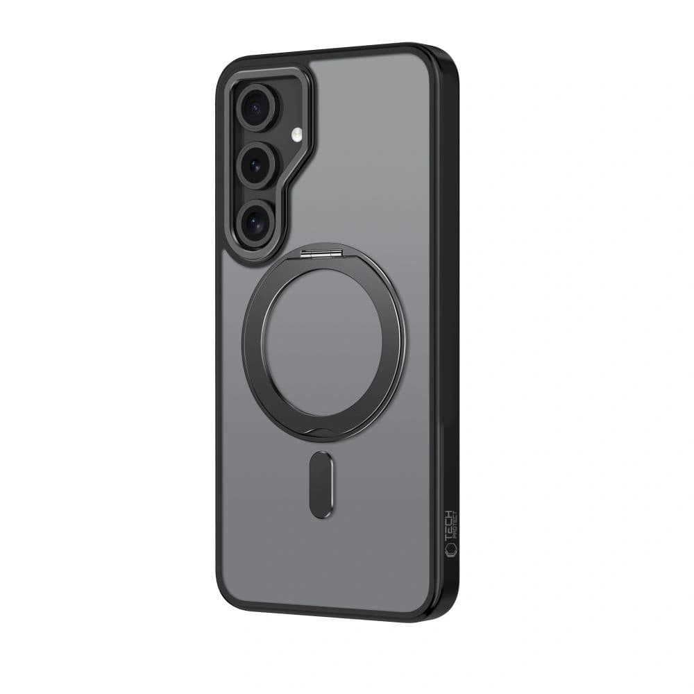 Etui Tech-Protect Magring MagSafe Samsung Galaxy S24 FE Matte Black - 2