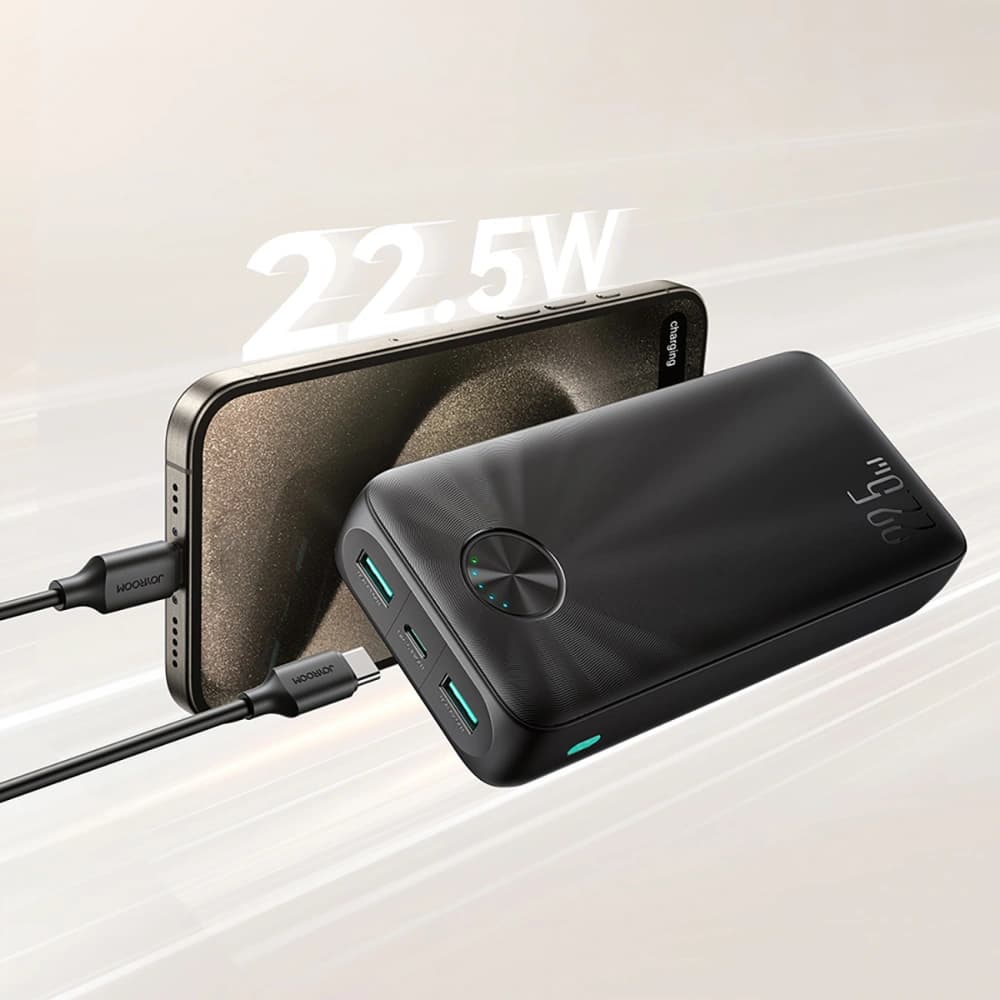 Joyroom JR-PBF16 powerbank de 20000mAh USB-C USB-A 22.5W negru - 8