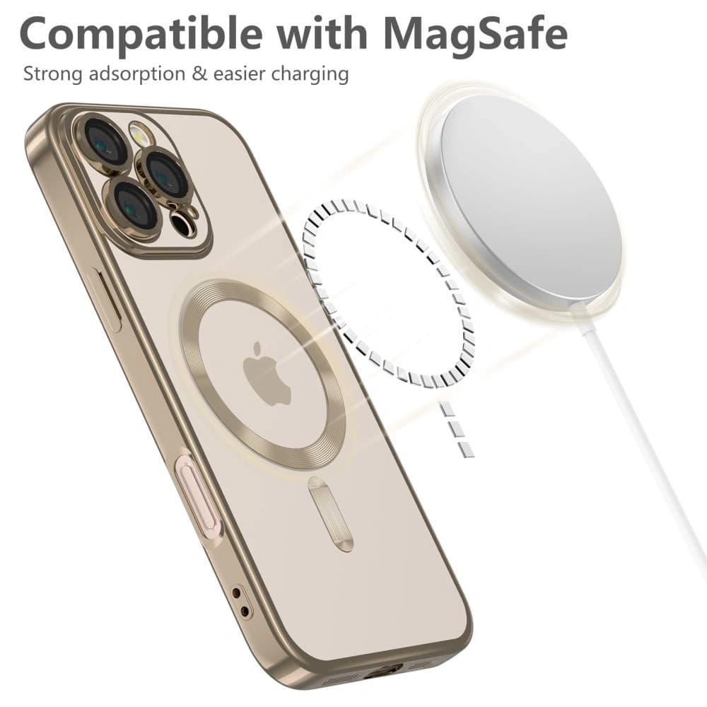 Etui Tech-Protect MagFlex MagSafe Apple iPhone 16 Pro Shiny Desert - 2