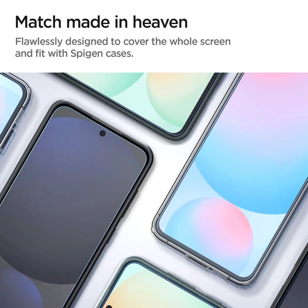 Tvrzené sklo Spigen GLAS.tR ez Fit Samsung Galaxy S24 FE Clear [2 PACK] - 10