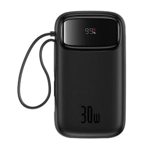 Baseus QPow 2 20000mAh 30W 2xUSB-C powerbank (negru)